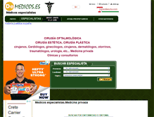 Tablet Screenshot of demedicos.es